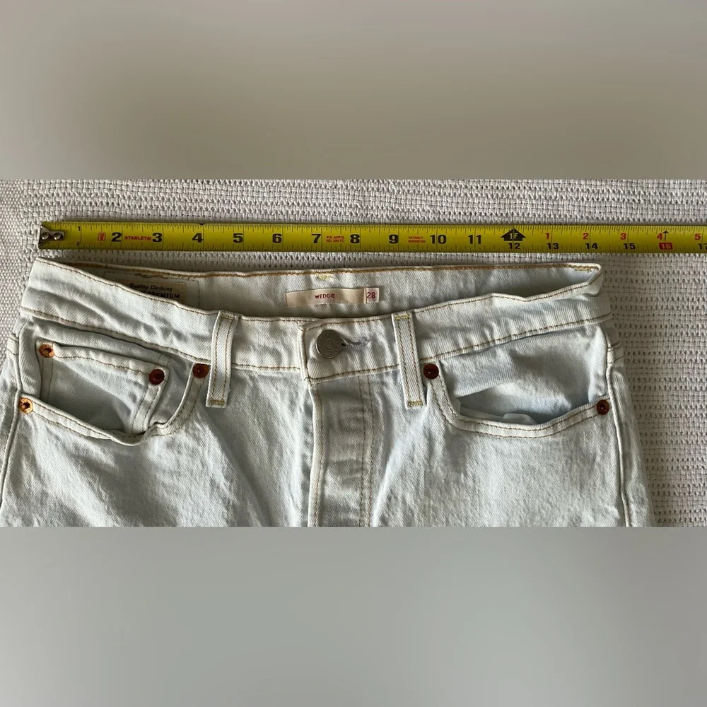 Levi's Blue Straight Leg Jeans Vintage-Inspired Classic - Picture 8 of 11